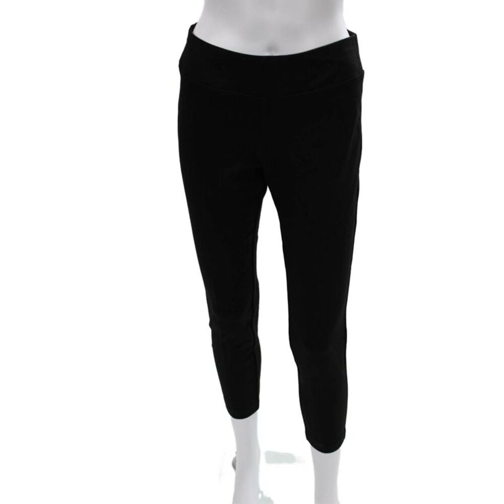 Insight Womens Ankle Leggings Black Rayon Nylon Spandex Size 4
